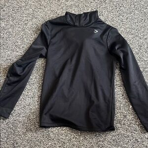 Black Long Sleeve Athletic Top